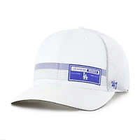Men's '47  White Los Angeles Dodgers Rangefinder brrr Trucker Adjustable Hat