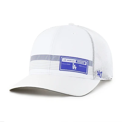 Men's '47  White Los Angeles Dodgers Rangefinder brrr Trucker Adjustable Hat