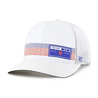 Men's '47  White New York Mets Rangefinder brrr Trucker Adjustable Hat
