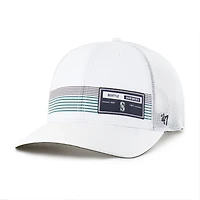 Men's '47  White Seattle Mariners Rangefinder brrr Trucker Adjustable Hat