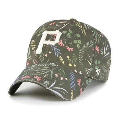 Women's '47 Olive Pittsburgh Pirates Moss Verbena Clean Up Adjustable Hat