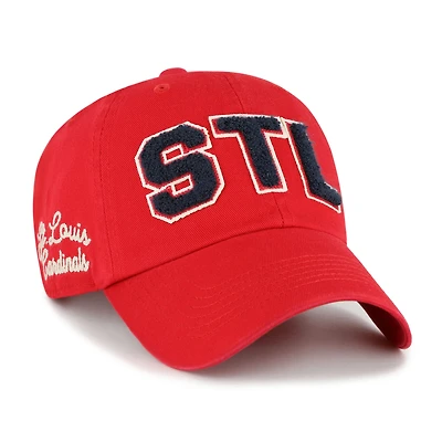 Women's '47  Red St. Louis Cardinals Zoey Clean Up Adjustable Hat