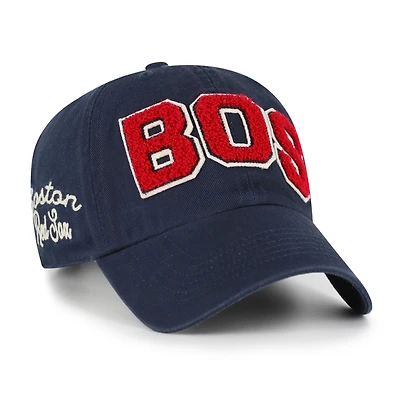 Women's '47  Navy Boston Red Sox Zoey Clean Up Adjustable Hat