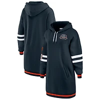 Women's WEAR by Erin Andrews Navy Chicago Bears Hoodie Dress
