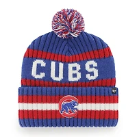 Men's '47  Royal Chicago Cubs Bering Cuffed Knit Hat with Pom