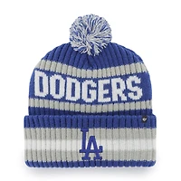 Men's '47  Royal Los Angeles Dodgers Bering Cuffed Knit Hat with Pom