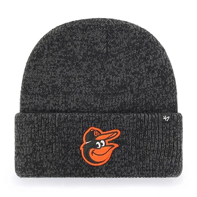 Men's '47  Charcoal Baltimore Orioles Brain Freeze Cuffed Knit Hat