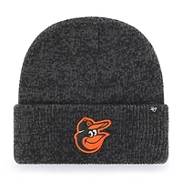 Men's '47  Charcoal Baltimore Orioles Brain Freeze Cuffed Knit Hat
