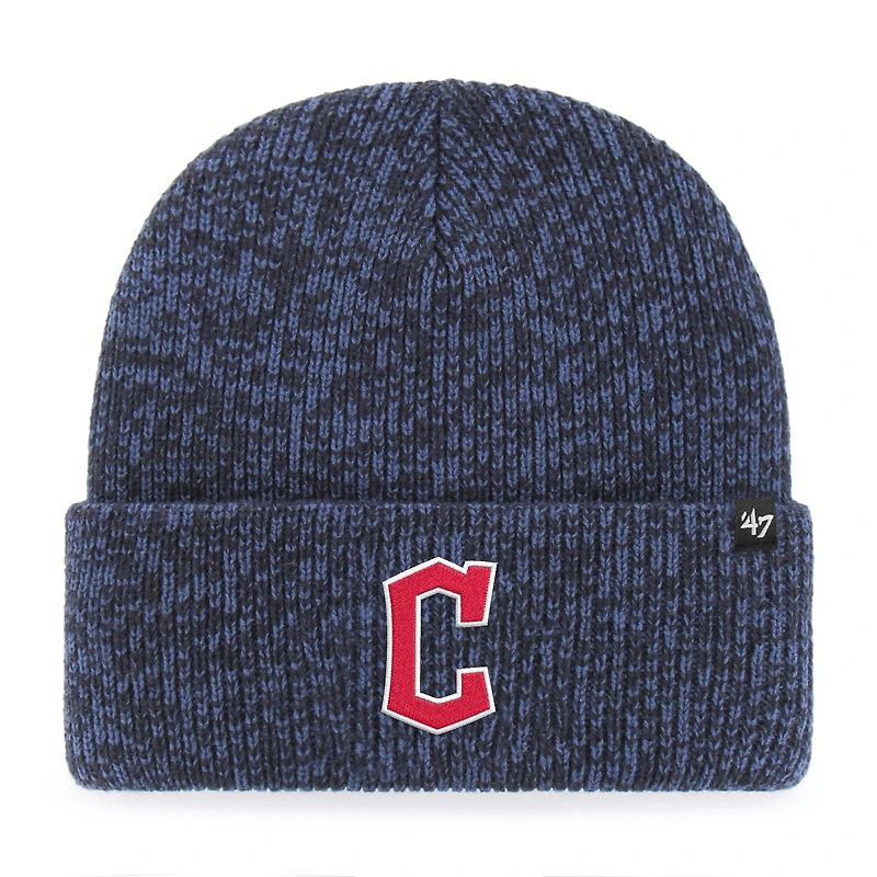 Men's '47  Navy Cleveland Guardians Brain Freeze Cuffed Knit Hat