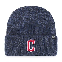 Men's '47  Navy Cleveland Guardians Brain Freeze Cuffed Knit Hat
