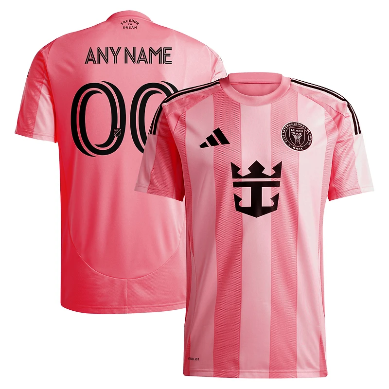 Men's adidas Light Pink Inter Miami CF 2025 Euforia Replica Custom Jersey