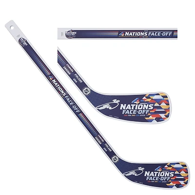 Sebastian Aho Carolina Hurricanes Autographed 4 Nations Face-Off Mini Wood Stick
