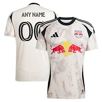 Men's adidas  Tan New York Red Bulls 2025 Stone Kit Replica Custom Jersey