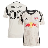 Women's adidas  Tan New York Red Bulls 2025 Stone Kit Replica Custom Jersey
