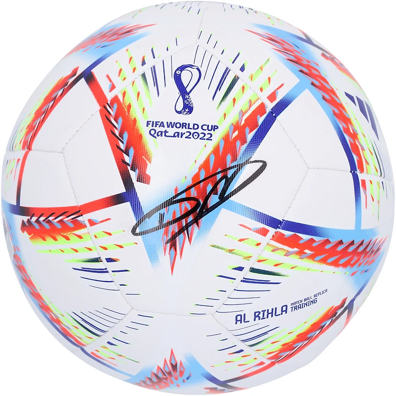 Darwin Núñez Uruguay National Team Autographed 2022 FIFA World Cup adidas Soccer Ball