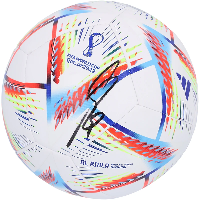 Karim Benzema France National Team Autographed 2022 FIFA World Cup adidas Soccer Ball