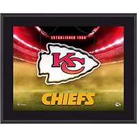 Kansas City Chiefs 10.5" x 13" Horizontal Team Logo Sublimated Plaque