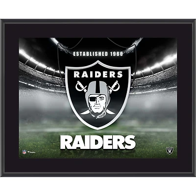 Las Vegas Raiders 10.5" x 13" Horizontal Team Logo Sublimated Plaque
