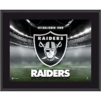 Las Vegas Raiders 10.5" x 13" Horizontal Team Logo Sublimated Plaque