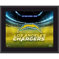 Los Angeles Chargers 10.5" x 13" Horizontal Team Logo Sublimated Plaque