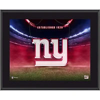 New York Giants 10.5" x 13" Horizontal Team Logo Sublimated Plaque