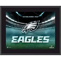 Philadelphia Eagles 10.5" x 13" Horizontal Team Logo Sublimated Plaque