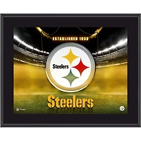 Pittsburgh Steelers 10.5" x 13" Horizontal Team Logo Sublimated Plaque