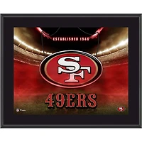 San Francisco 49ers 10.5" x 13" Horizontal Team Logo Sublimated Plaque