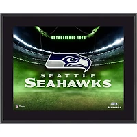 Seattle Seahawks 10.5" x 13" Horizontal Team Logo Sublimated Plaque