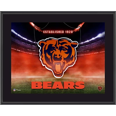 Chicago Bears 10.5" x 13" Horizontal Team Logo Sublimated Plaque