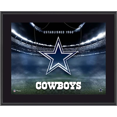 Dallas Cowboys 10.5" x 13" Horizontal Team Logo Sublimated Plaque