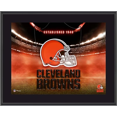 Cleveland Browns 10.5" x 13" Horizontal Team Logo Sublimated Plaque