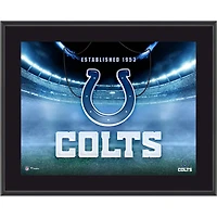 Indianapolis Colts 10.5" x 13" Horizontal Team Logo Sublimated Plaque
