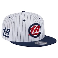 Men's New Era  White LA Clippers Deceptor Pinstripe 9FIFTY Snapback Hat