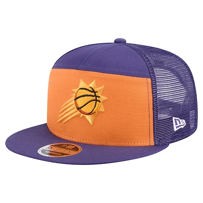 Men's New Era  Orange/Purple Phoenix Suns Outdoor Split Panel 9FIFTY Snapback Hat