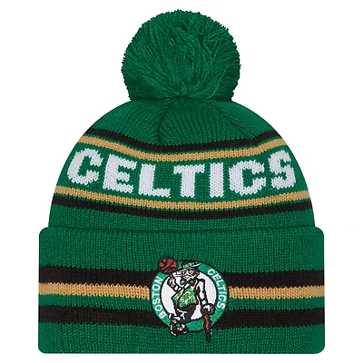 Men's New Era Kelly Green Boston Celtics Classic Cuffed Knit Hat with Pom