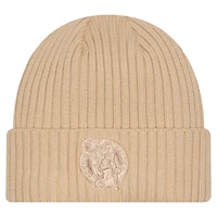 Men's New Era  Tan Boston Celtics Color Pack Cuffed Knit Hat