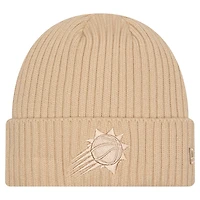 Men's New Era  Tan Phoenix Suns Color Pack Cuffed Knit Hat
