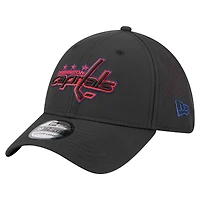 Men's New Era Black Washington Capitals Night 39THIRTY Flex Hat
