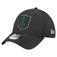 Men's New Era Black Vegas Golden Knights Night 39THIRTY Flex Hat