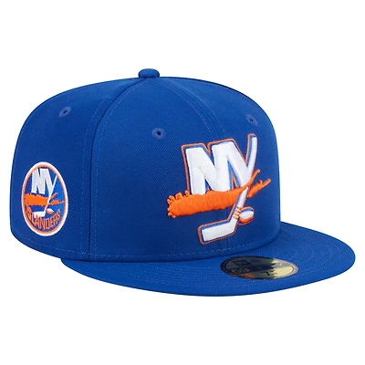 Men's New Era  Royal York Islanders Deceptor 59FIFTY Fitted Hat