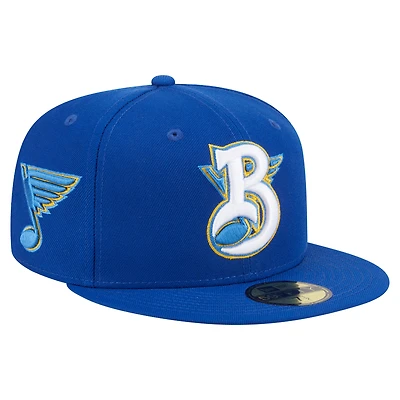 Men's New Era  Blue St. Louis Blues Deceptor 59FIFTY Fitted Hat