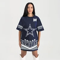 Women's Gameday Couture Navy Dallas Cowboys Perfect Score Vintage T-Shirt Dress