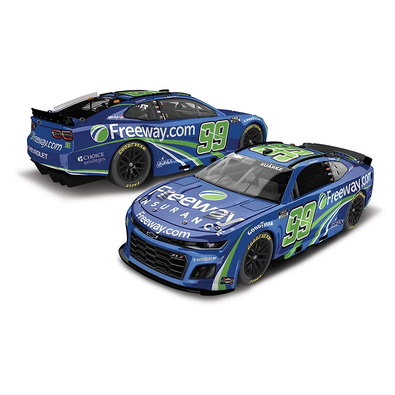 Action Racing Daniel Suarez 2025 #99 Freeway Insurance 1:24 Regular Paint Die-Cast Chevrolet Camaro