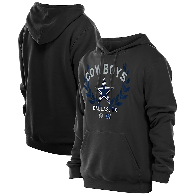 Men's New Era Black Dallas Cowboys 2025 NFL Draft Pullover Hoodie