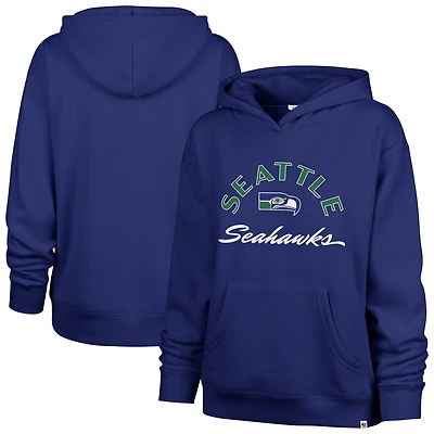 Women's '47 Royal Seattle Seahawks Plus Whirlwind Naomi Hoodie