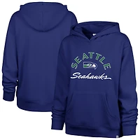 Women's '47 Royal Seattle Seahawks Plus Whirlwind Naomi Hoodie