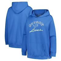 Women's '47 Blue Detroit Lions Plus Whirlwind Naomi Hoodie