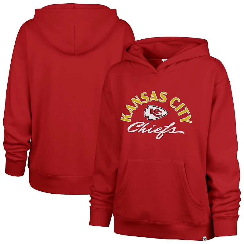 Women's '47 Red Kansas City Chiefs Plus Whirlwind Naomi Hoodie