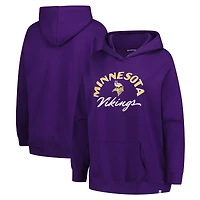 Women's '47 Purple Minnesota Vikings Plus Whirlwind Naomi Hoodie